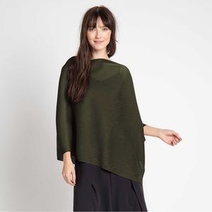 Ruti Noelle Pleated Shawl - Olive